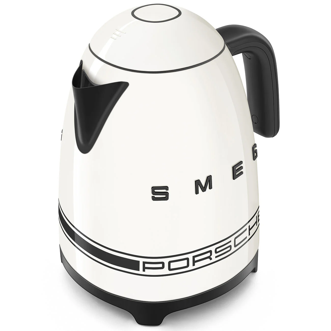 Porsche x SMEG Electric Kettle 1.7L Fixed Temperature Carrara Edition (White Metallic) - Image 4