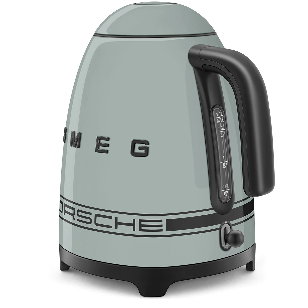 Porsche x SMEG Electric Kettle 1.7L Fixed Temperature Carrara Edition (Green Metallic) - Image 5