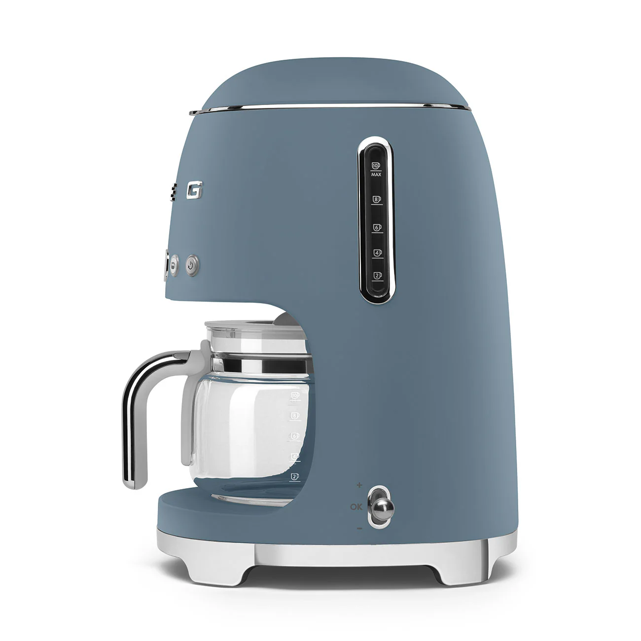SMEG Drip Filter Coffee Machine (Storm Blue Matte) - Image 2