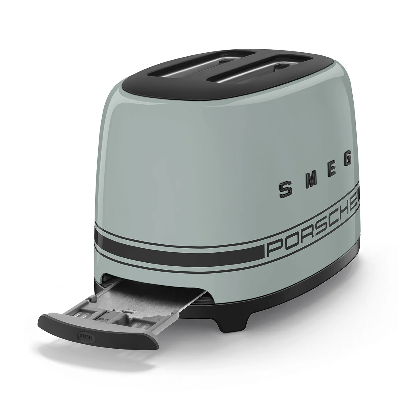 PORSCHE x SMEG 2-Slice Electric Toaster Carrara Edition (Green Metallic) - Image 3