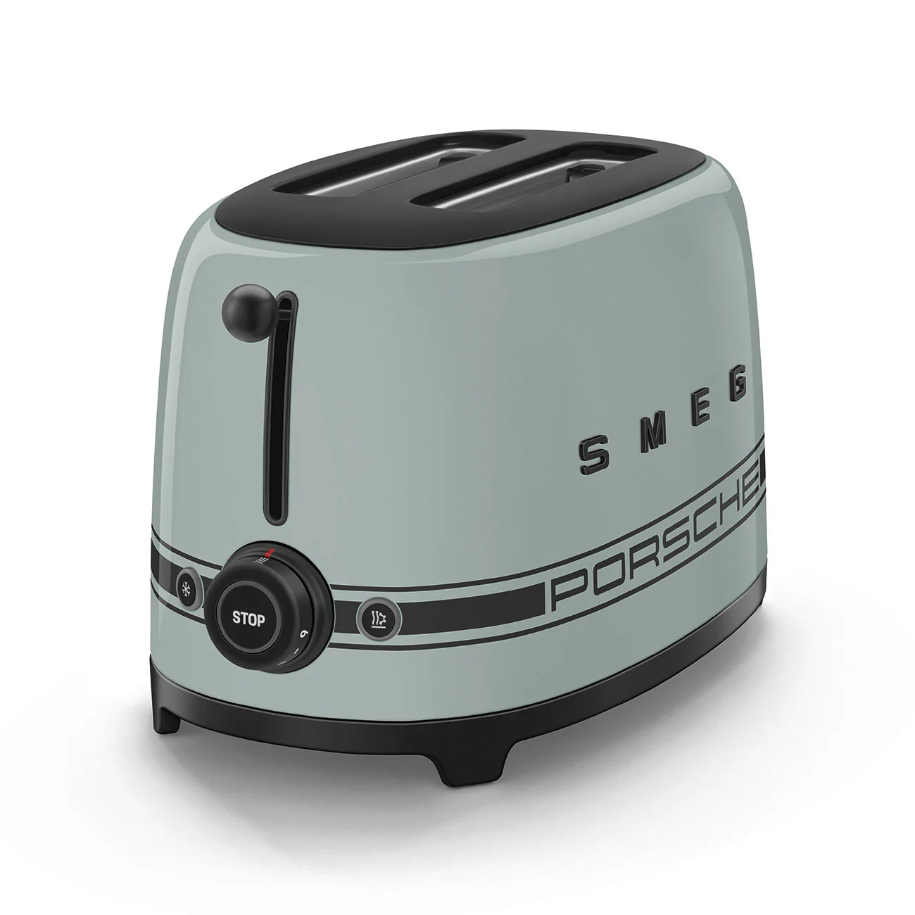 PORSCHE x SMEG 2-Slice Electric Toaster Carrara Edition (Green Metallic) - Image 5