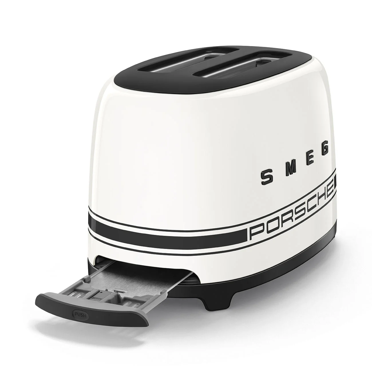 PORSCHE x SMEG 2-Slice Electric Toaster Carrara Edition (White Metallic) - Image 6
