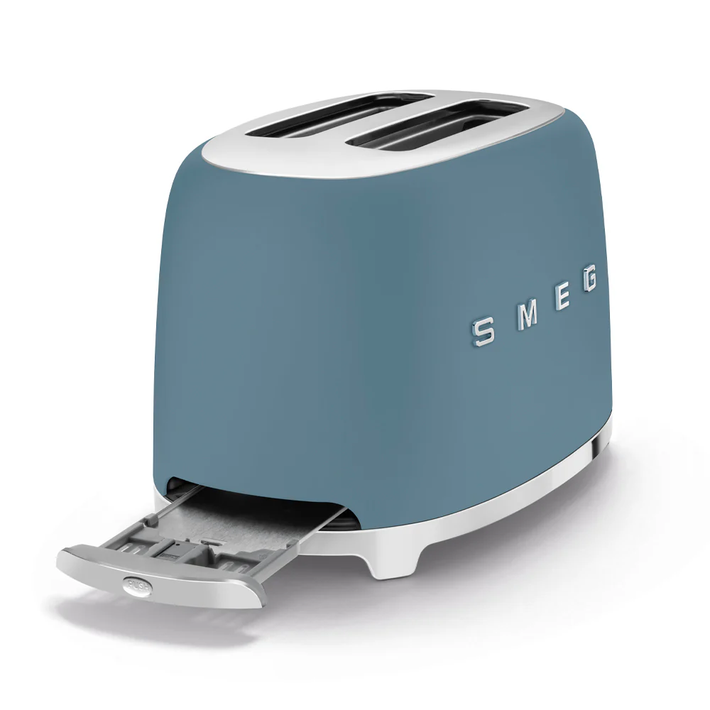 SMEG 2-Slice Electric Toaster (Storm Blue Matte) - Image 2