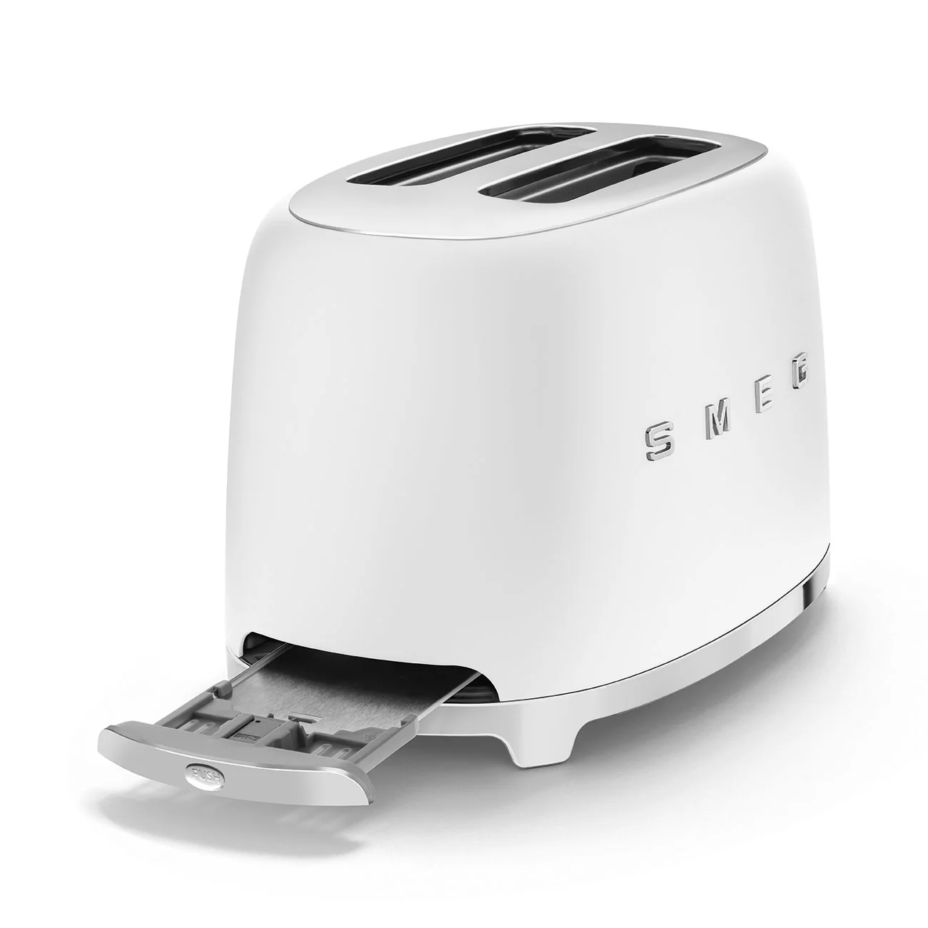 SMEG 2-Slice Electric Toaster (White Matte) - Image 5