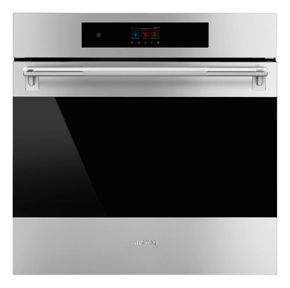 SMEG Classic 24" Full Size Oven with Handle and Touch Control (Stainless Steel)