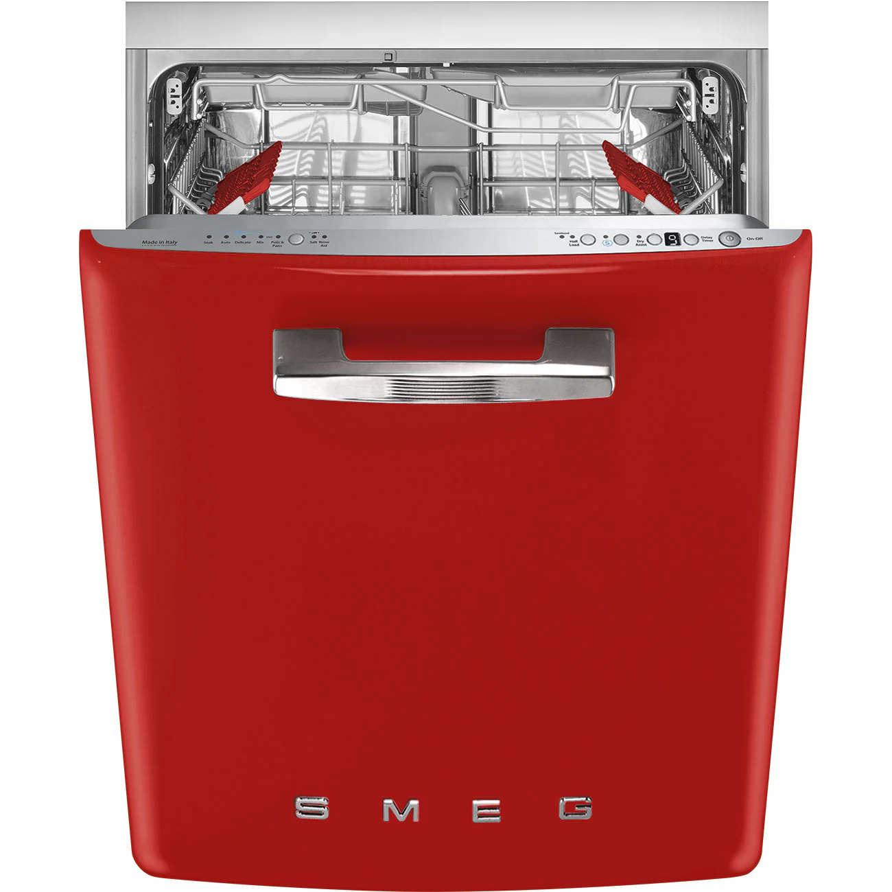 SMEG Retro 24" Dishwasher (Red)
