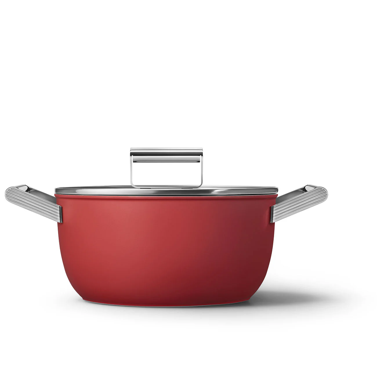 SMEG Casserole with Lid 24cm (Red) - Image 4