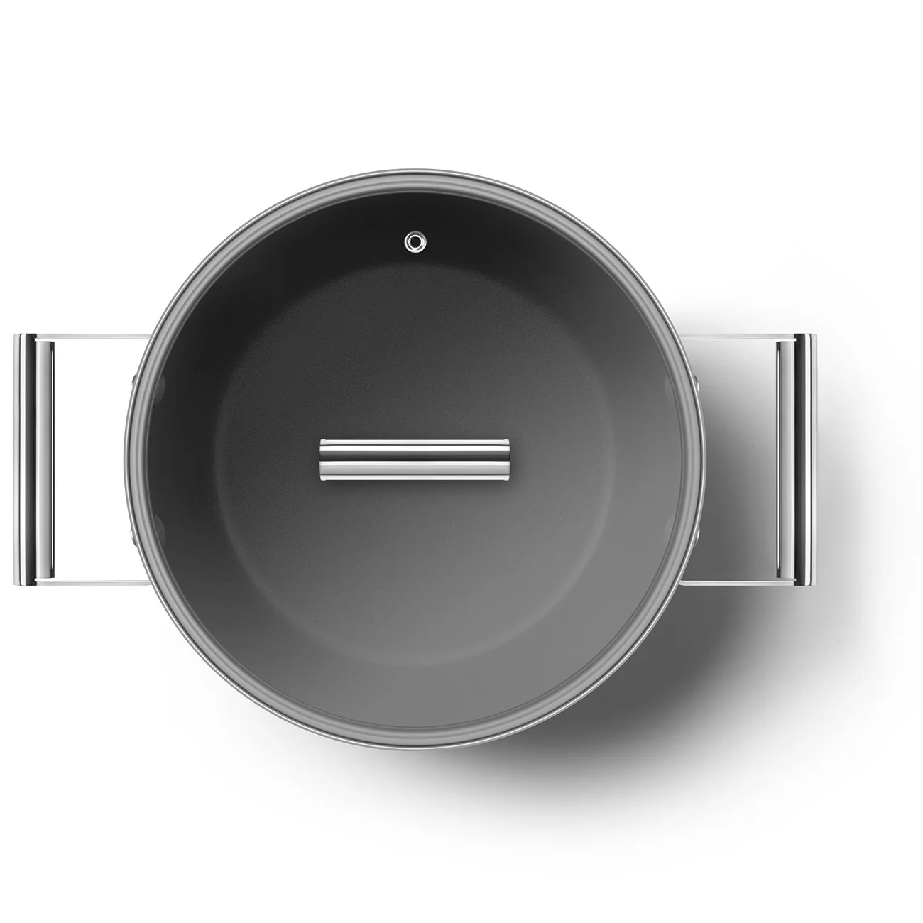 SMEG Casserole with Lid 24cm (Red) - Image 5