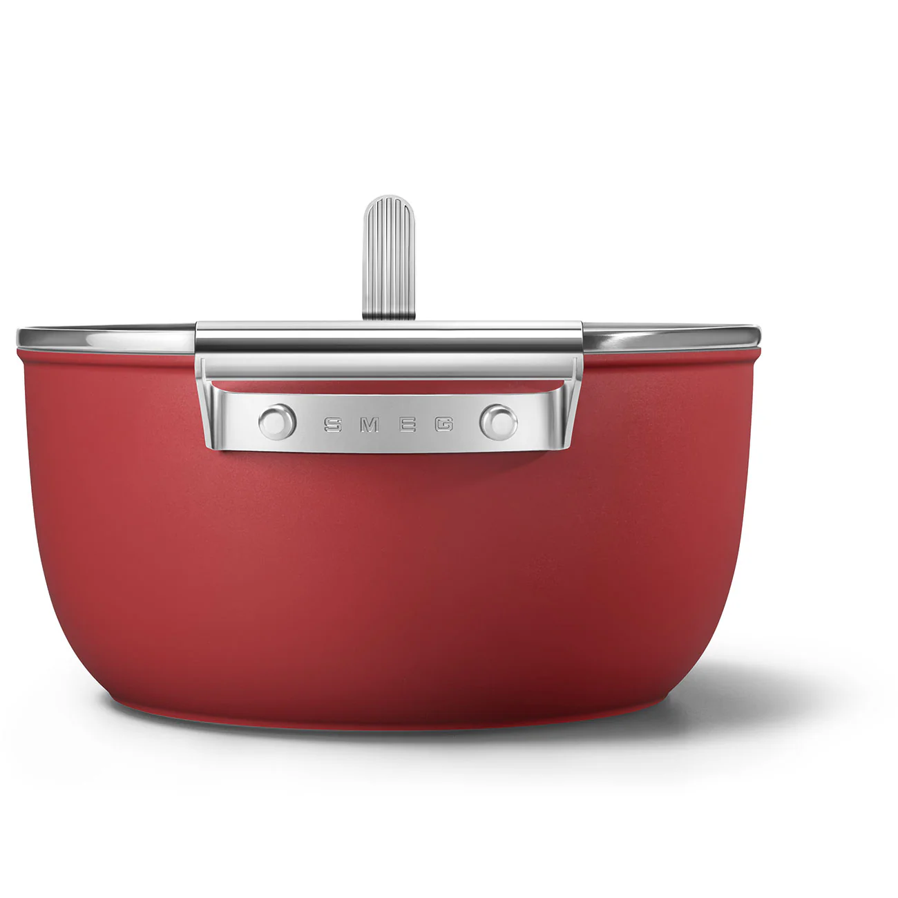 SMEG Casserole with Lid 24cm (Red) - Image 6