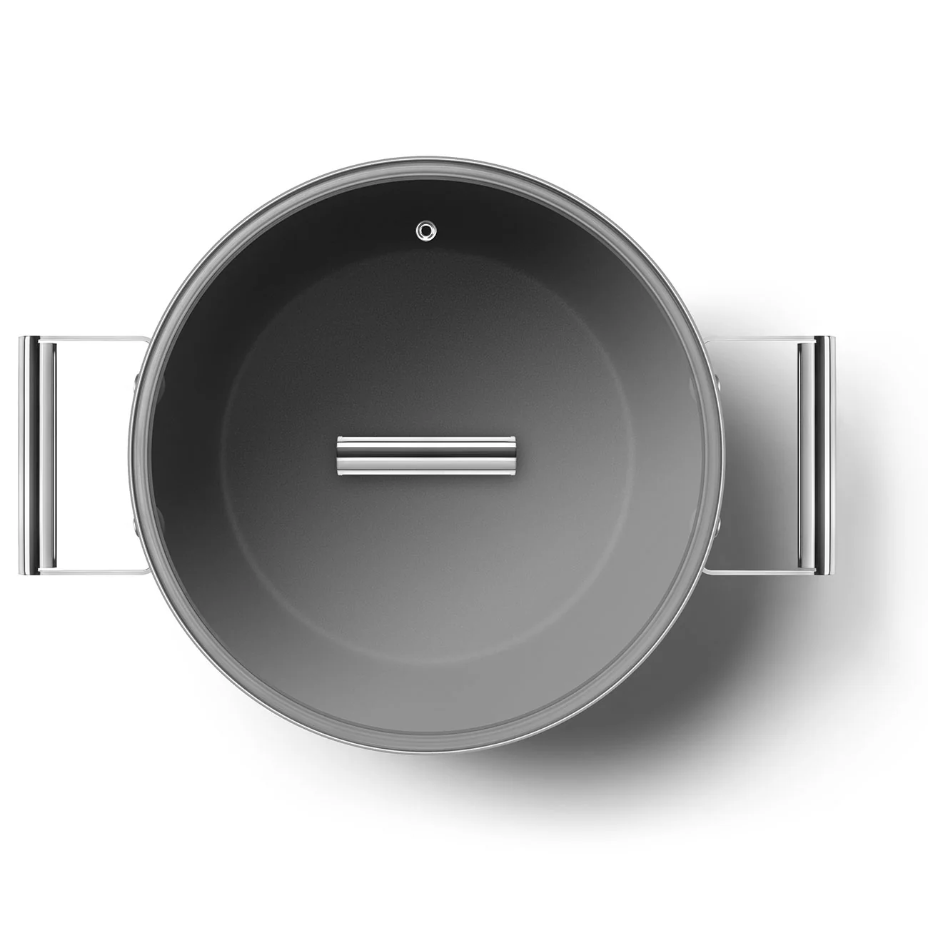 SMEG Casserole with Lid 26cm (Red) - Image 4