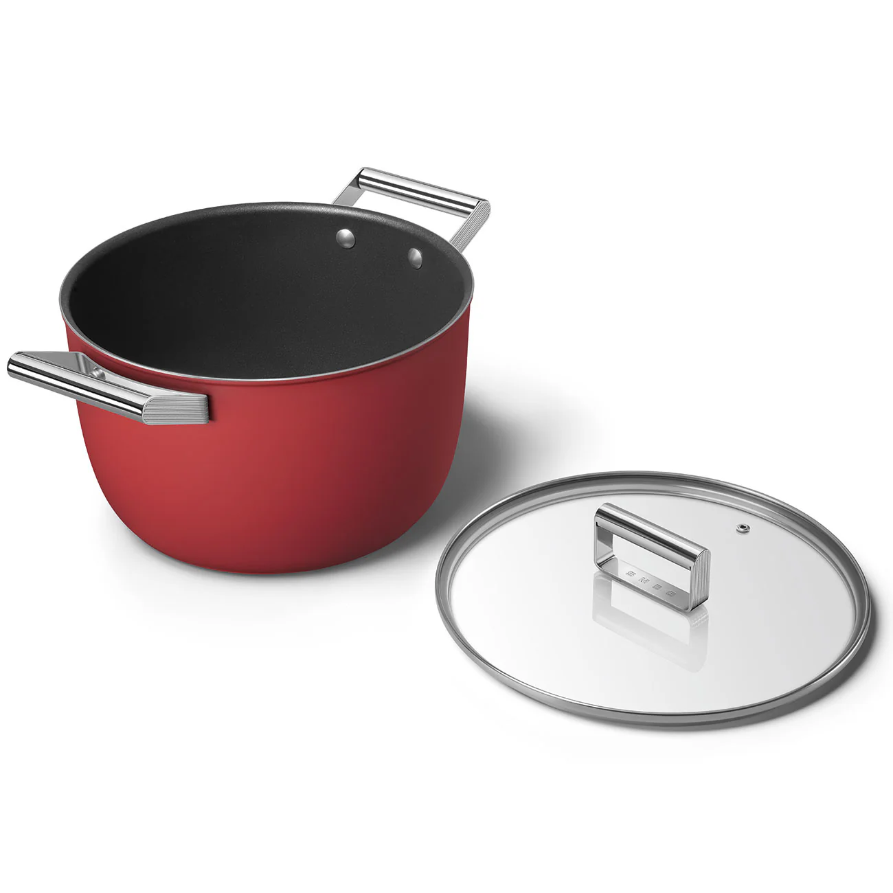SMEG Casserole with Lid 26cm (Red) - Image 8