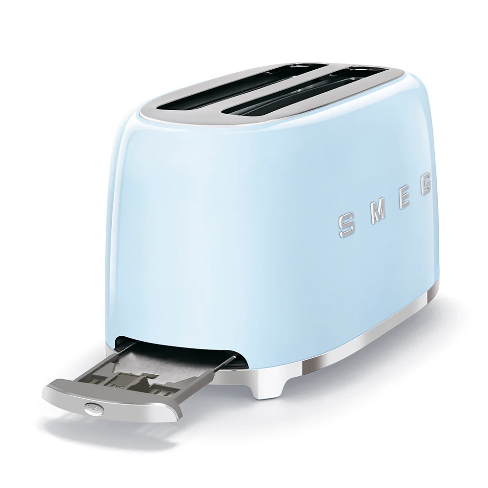 SMEG 4-Slice 2 Long Slots Electric Toaster (Pastel Blue) - Image 3