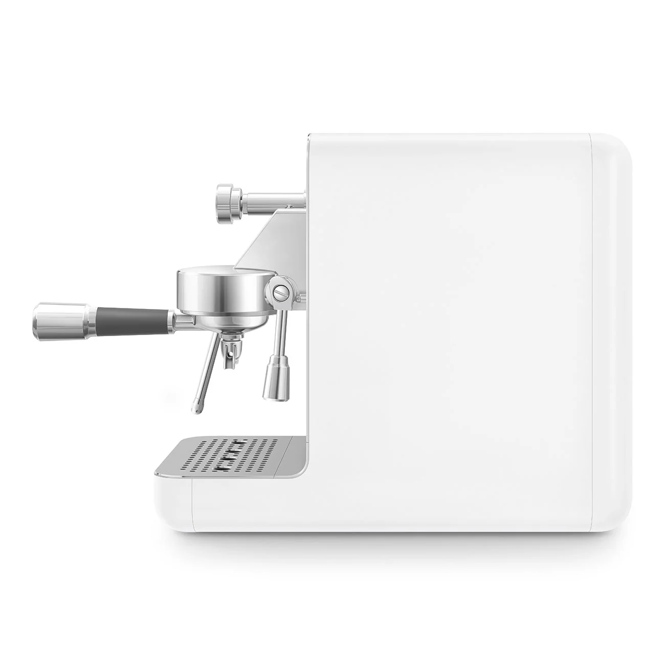 SMEG Mini Pro Manual Espresso Coffee Machine (White Matte) - Image 3