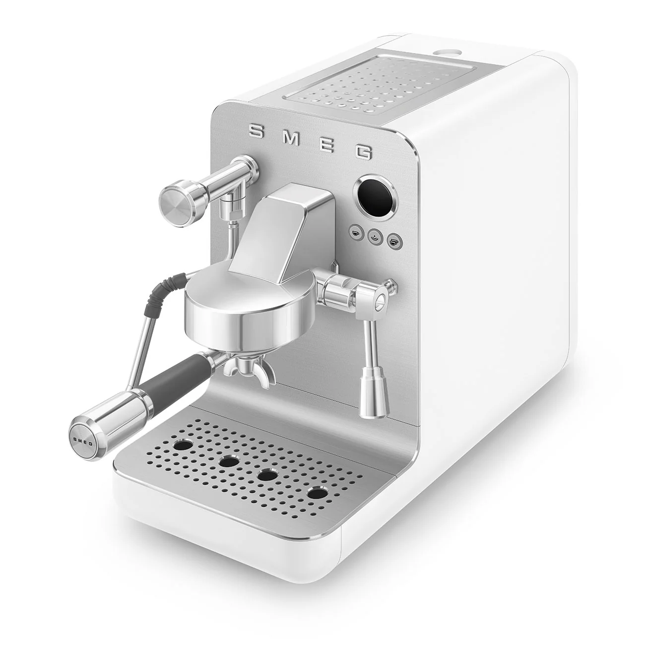 SMEG Mini Pro Manual Espresso Coffee Machine (White Matte) - Image 7