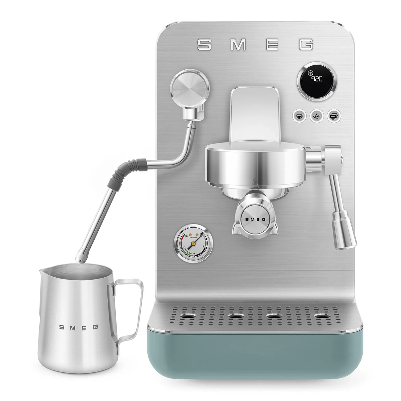 SMEG Mini Pro Manual Espresso Coffee Machine (Emerald Green Matte) - Image 10
