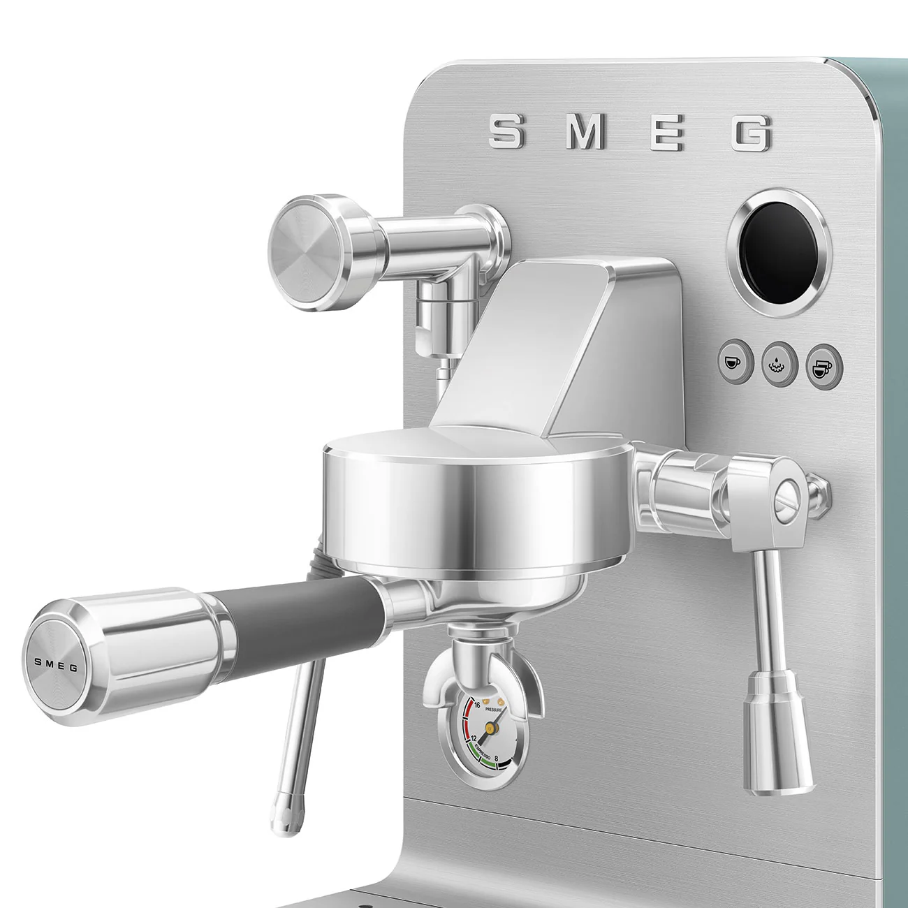 SMEG Mini Pro Manual Espresso Coffee Machine (Emerald Green Matte) - Image 16
