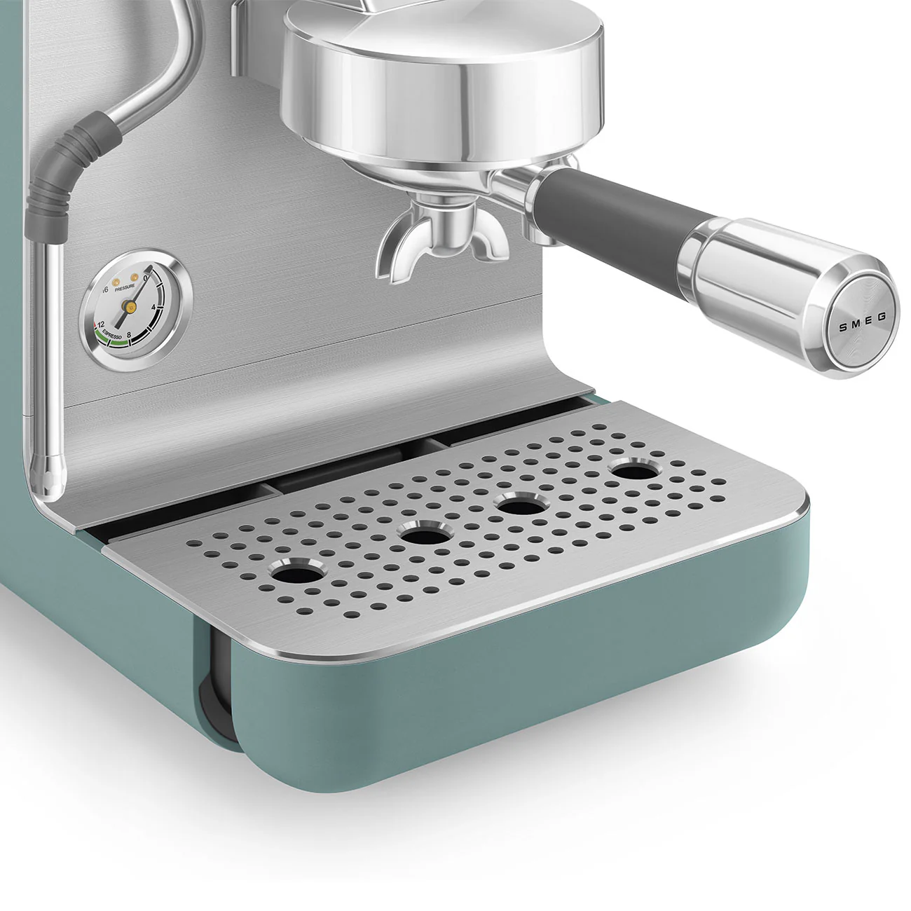 SMEG Mini Pro Manual Espresso Coffee Machine (Emerald Green Matte) - Image 19