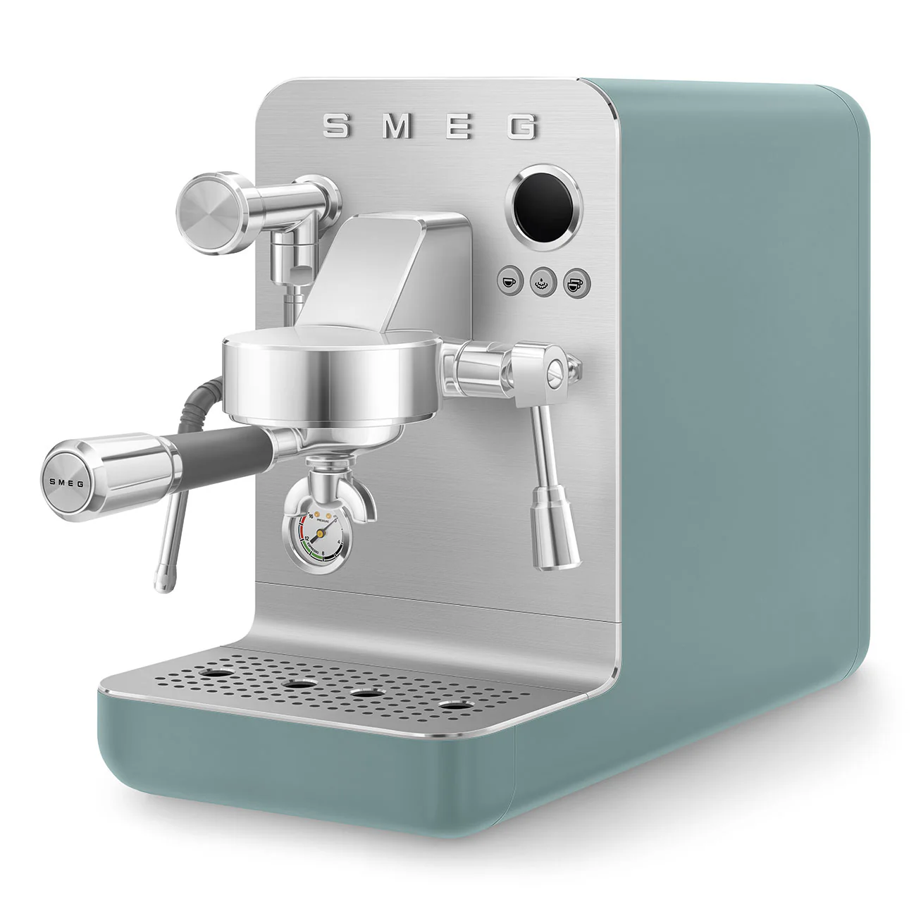SMEG Mini Pro Manual Espresso Coffee Machine (Emerald Green Matte) - Image 5