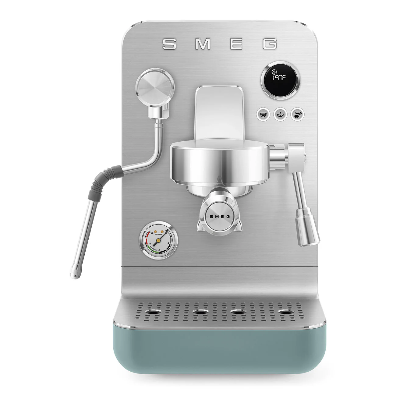SMEG Mini Pro Manual Espresso Coffee Machine (Emerald Green Matte) - Image 9