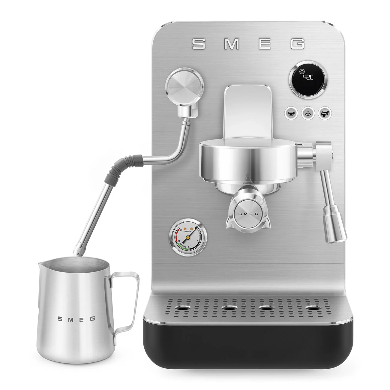 SMEG Mini Pro Manual Espresso Coffee Machine (Black Matte) - Image 10