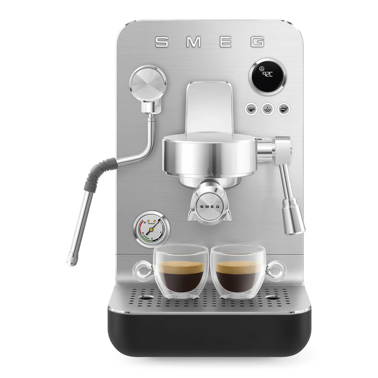 SMEG Mini Pro Manual Espresso Coffee Machine (Black Matte) - Image 11