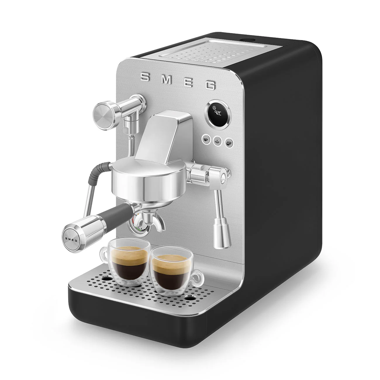 SMEG Mini Pro Manual Espresso Coffee Machine (Black Matte) - Image 12