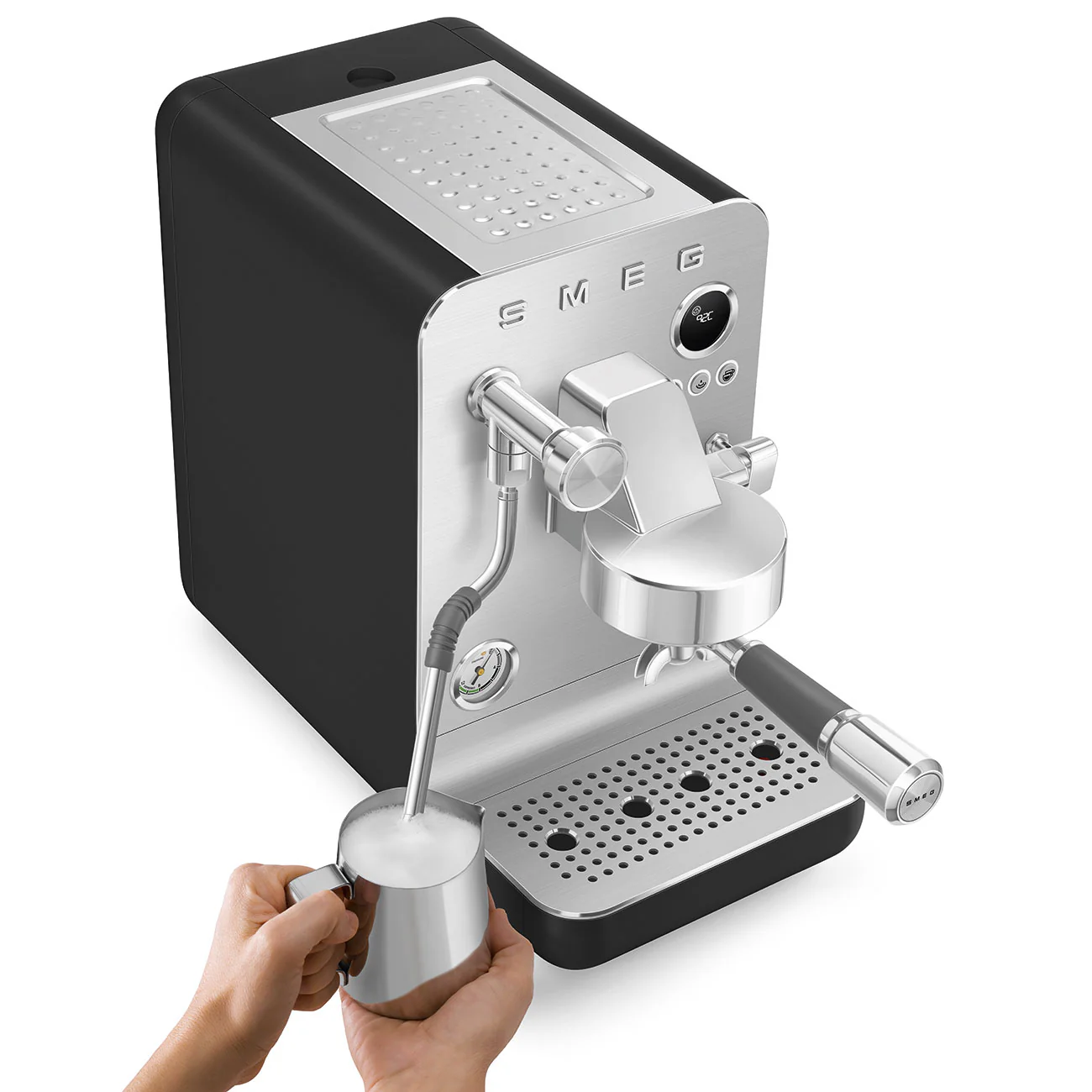 SMEG Mini Pro Manual Espresso Coffee Machine (Black Matte) - Image 15