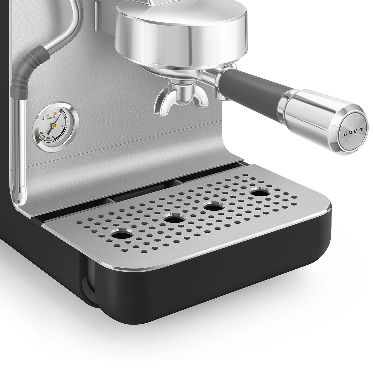 SMEG Mini Pro Manual Espresso Coffee Machine (Black Matte) - Image 19