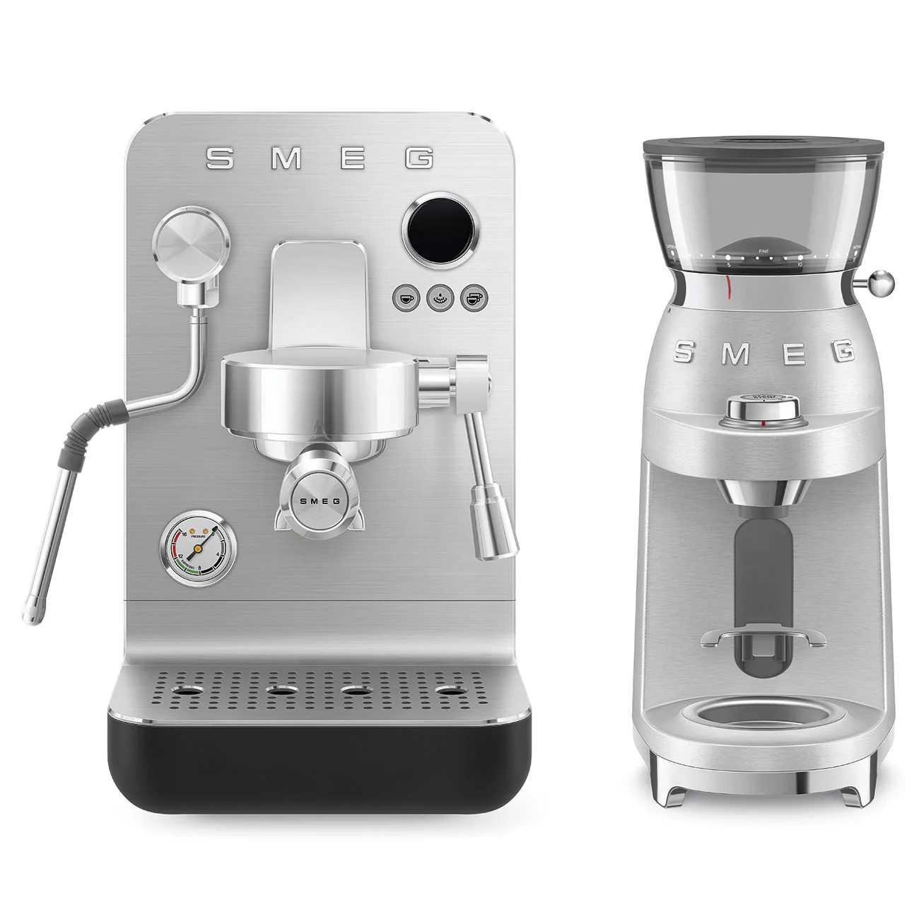SMEG Mini Pro Manual Espresso Coffee Machine (Black Matte) - Image 22
