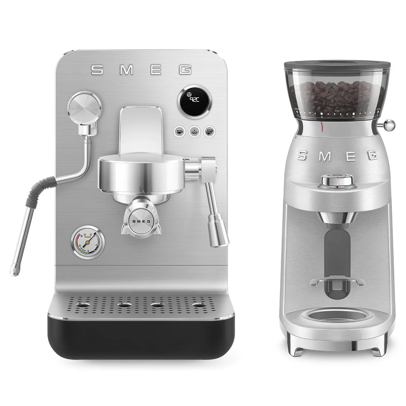 SMEG Mini Pro Manual Espresso Coffee Machine (Black Matte) - Image 23