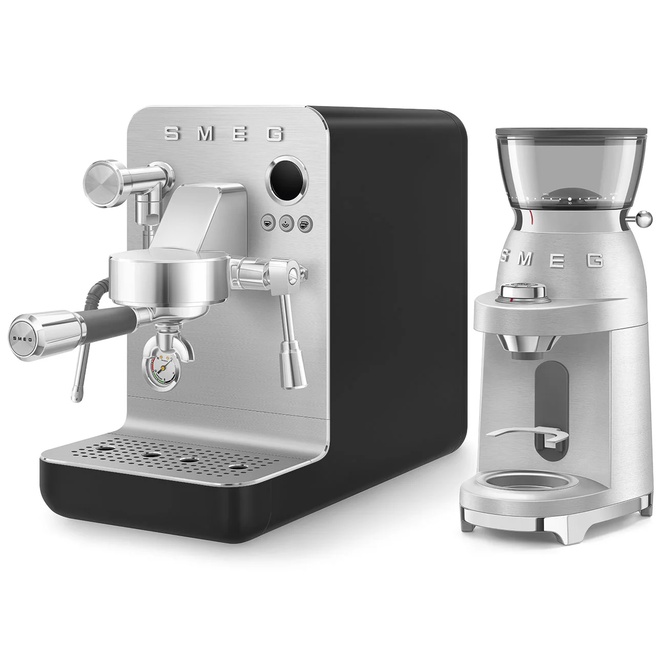 SMEG Mini Pro Manual Espresso Coffee Machine (Black Matte) - Image 24