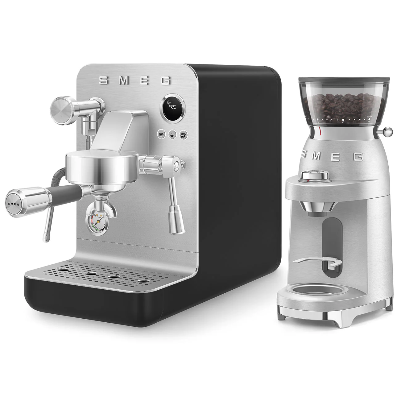 SMEG Mini Pro Manual Espresso Coffee Machine (Black Matte) - Image 25