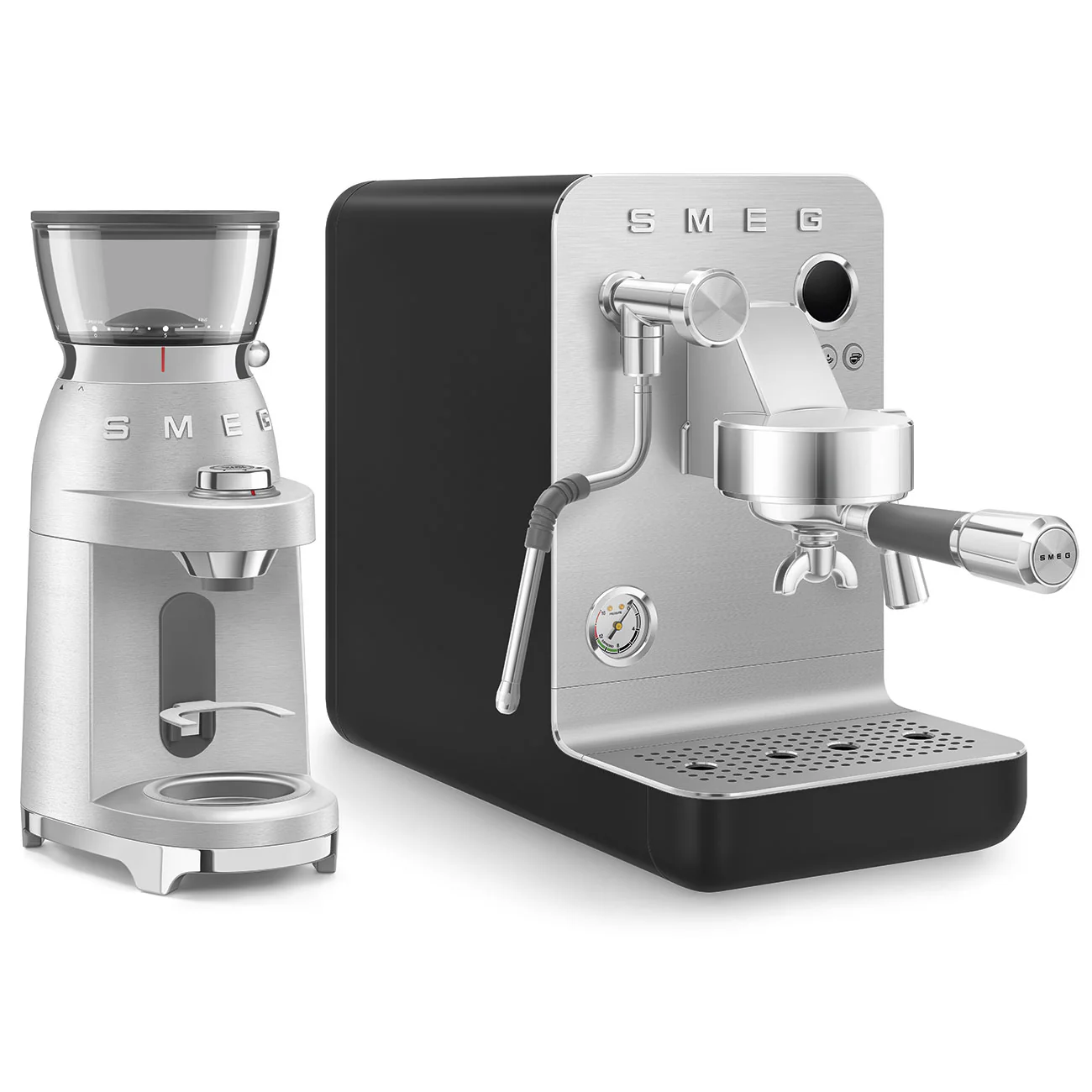 SMEG Mini Pro Manual Espresso Coffee Machine (Black Matte) - Image 26