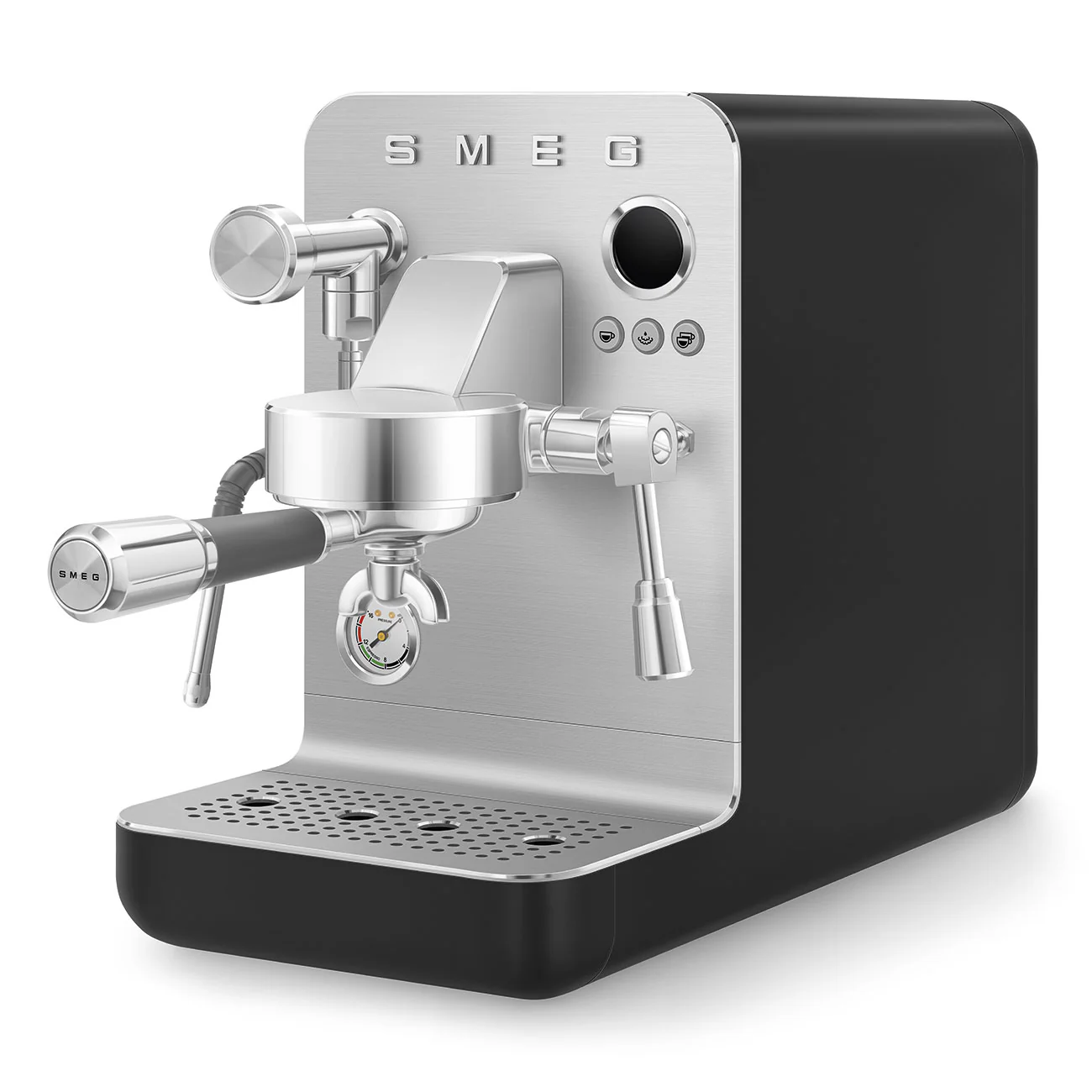 SMEG Mini Pro Manual Espresso Coffee Machine (Black Matte) - Image 5