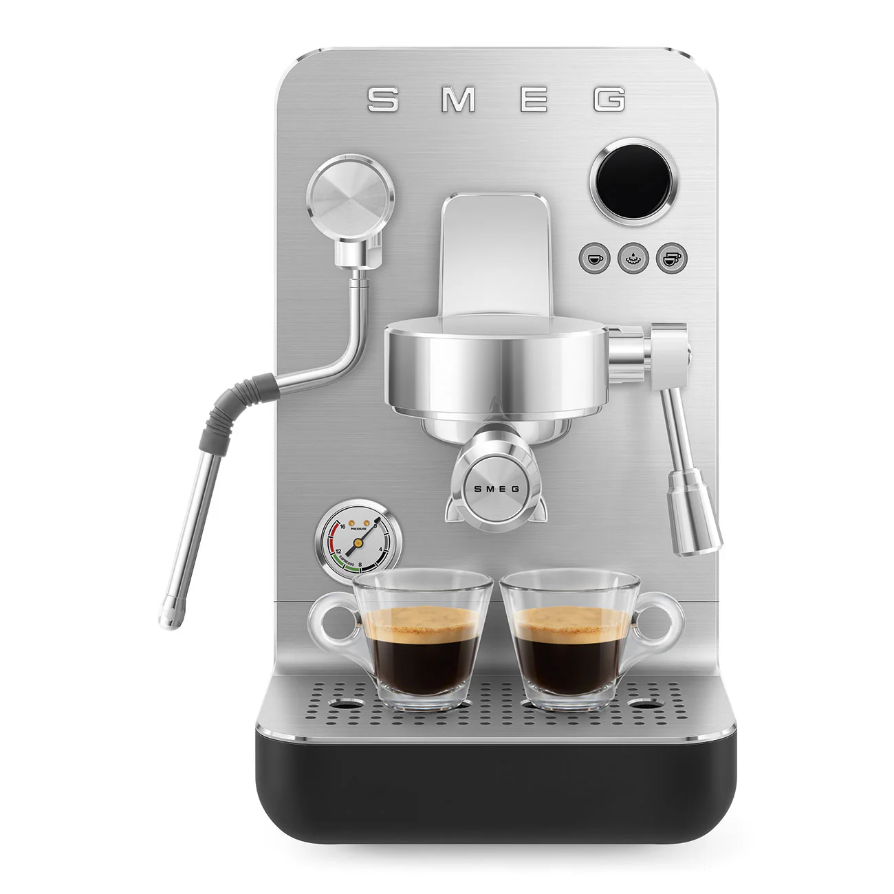SMEG Mini Pro Manual Espresso Coffee Machine (Black Matte) - Image 6