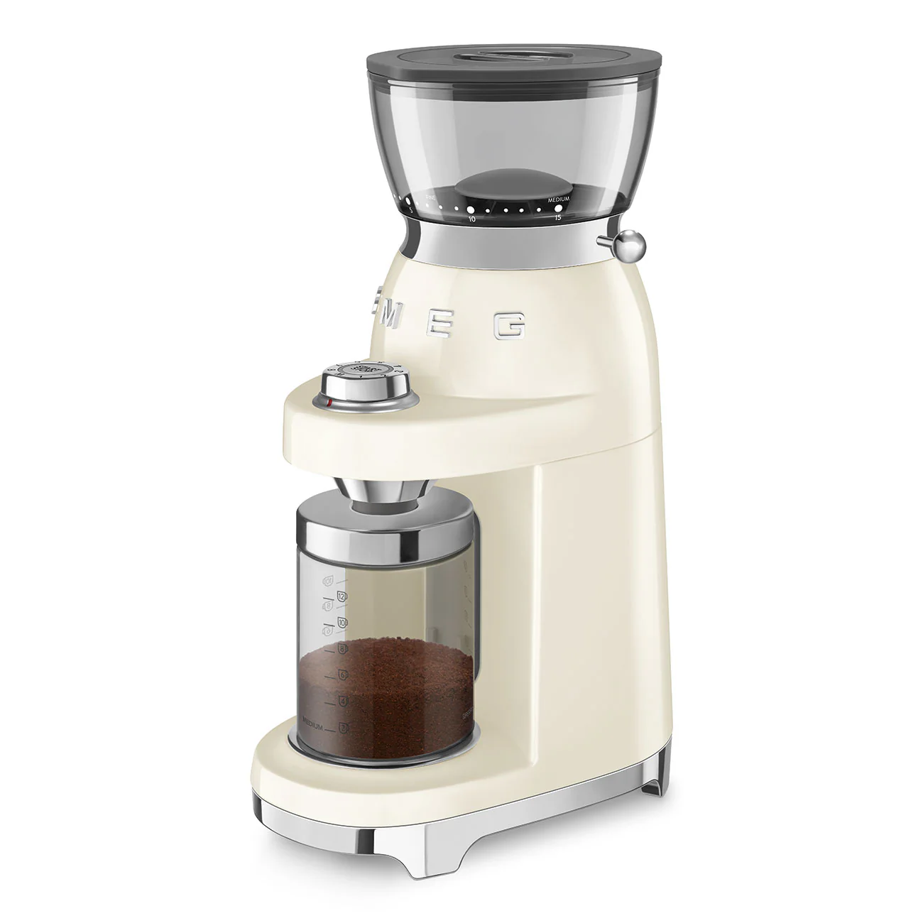 SMEG Coffee Grinder (Cream) - Image 8