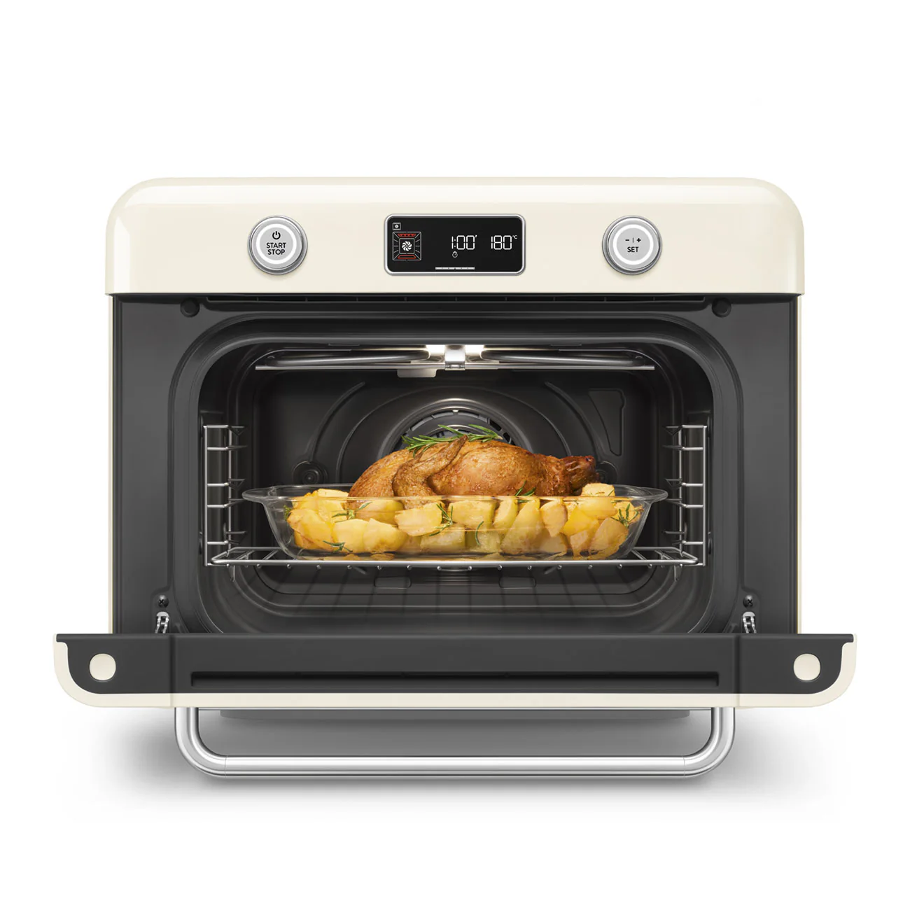 SMEG Combi Steam Oven with Air Fry (Cream) - Image 7