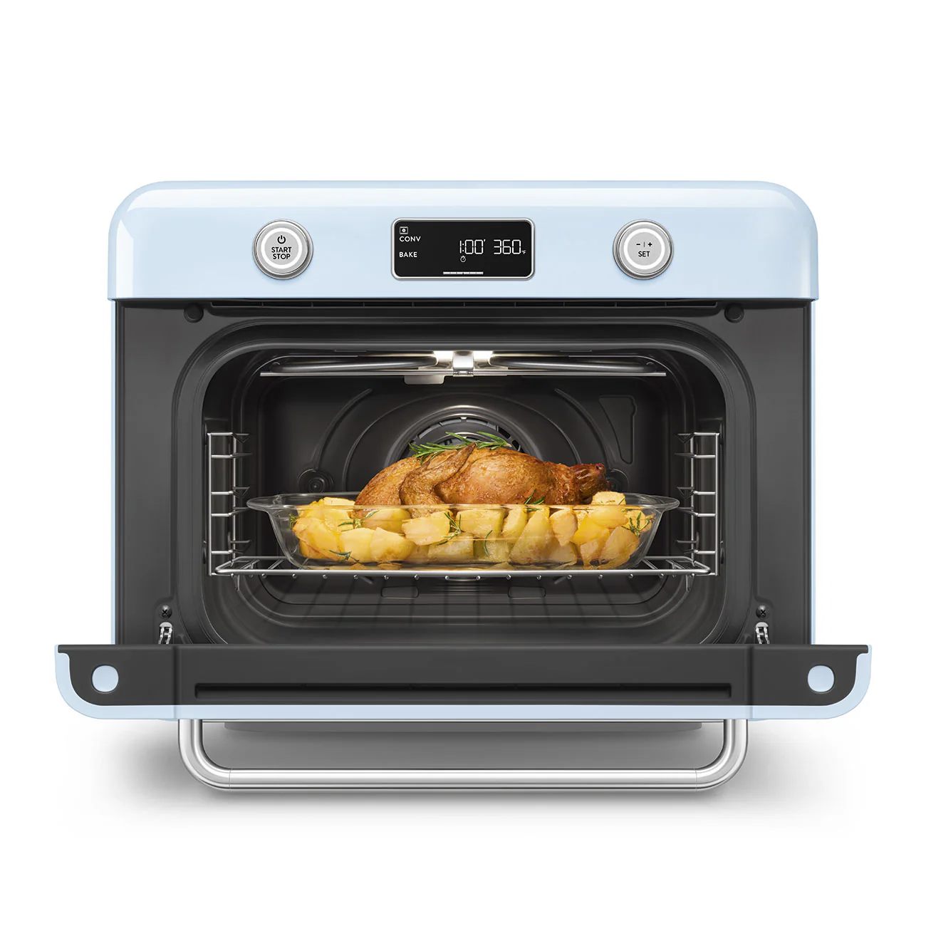 SMEG Combi Steam Oven with Air Fry (Pastel Blue) - Image 7