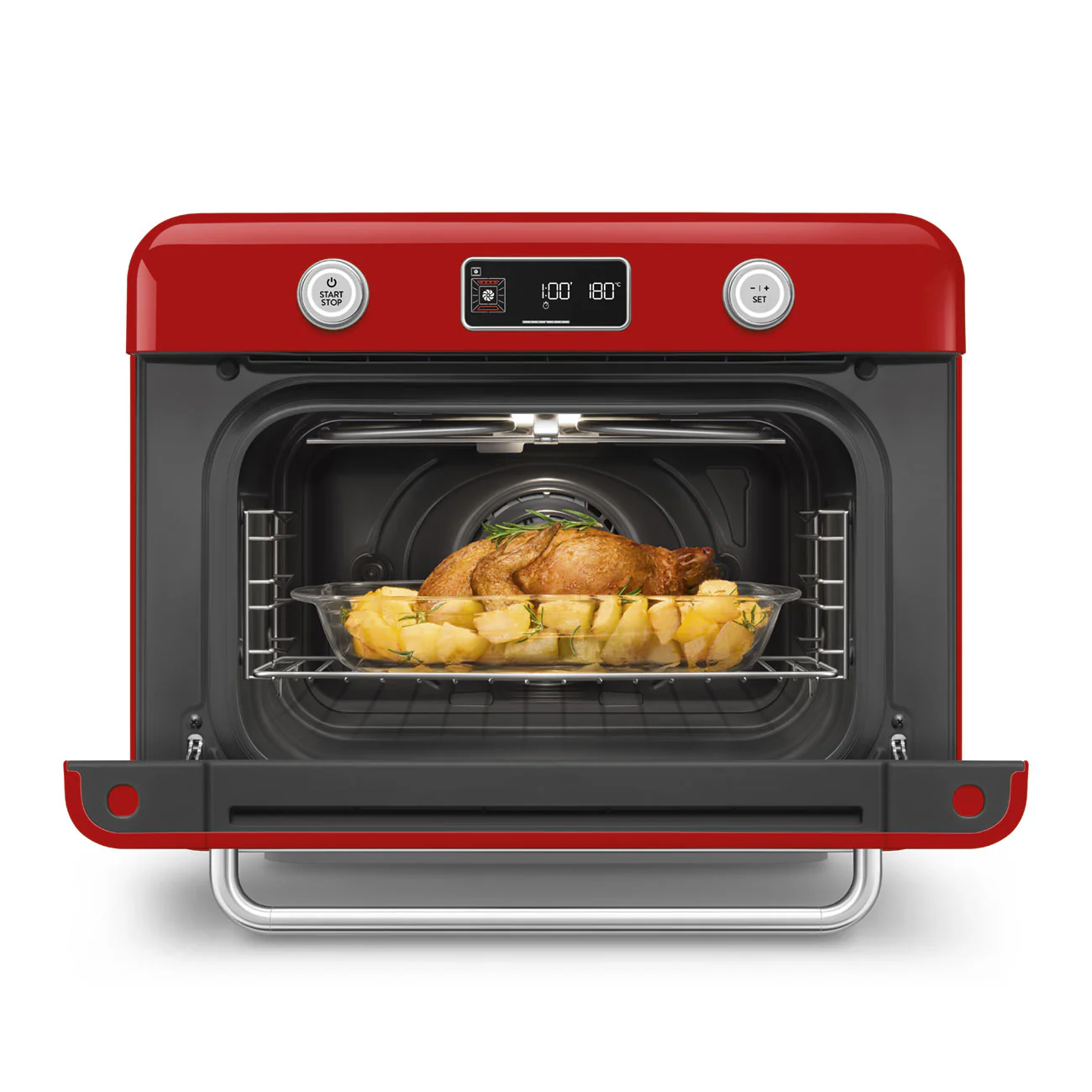 SMEG Combi Steam Oven with Air Fry (Red) - Image 7