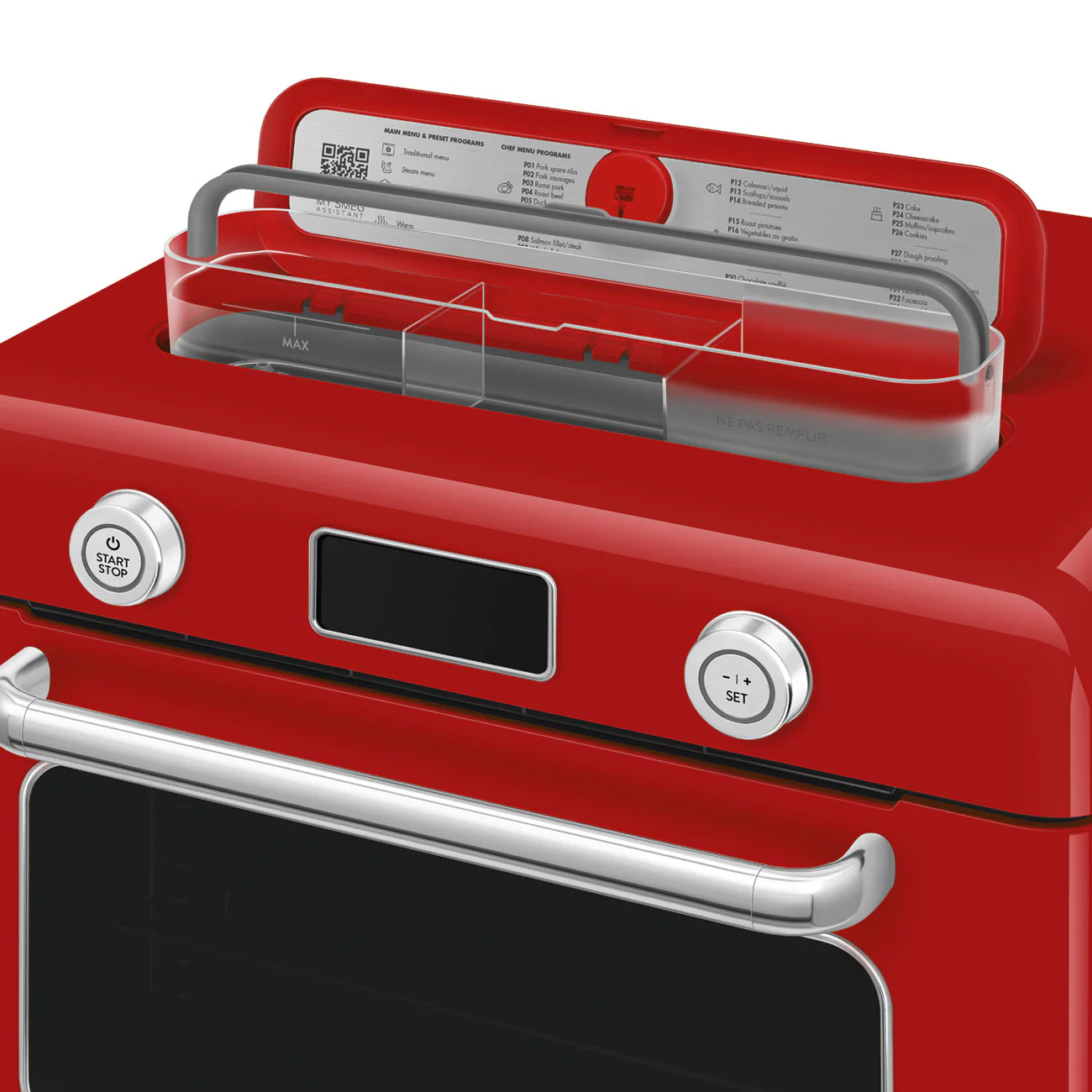 SMEG Combi Steam Oven with Air Fry (Red) - Image 8
