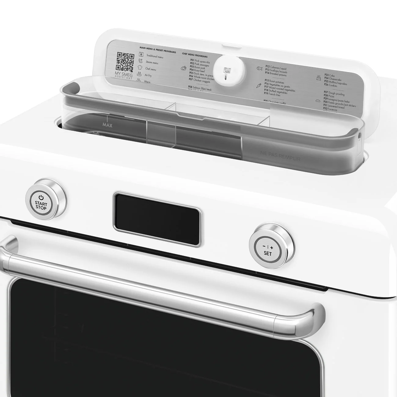 SMEG Combi Steam Oven with Air Fry (White) - Image 3