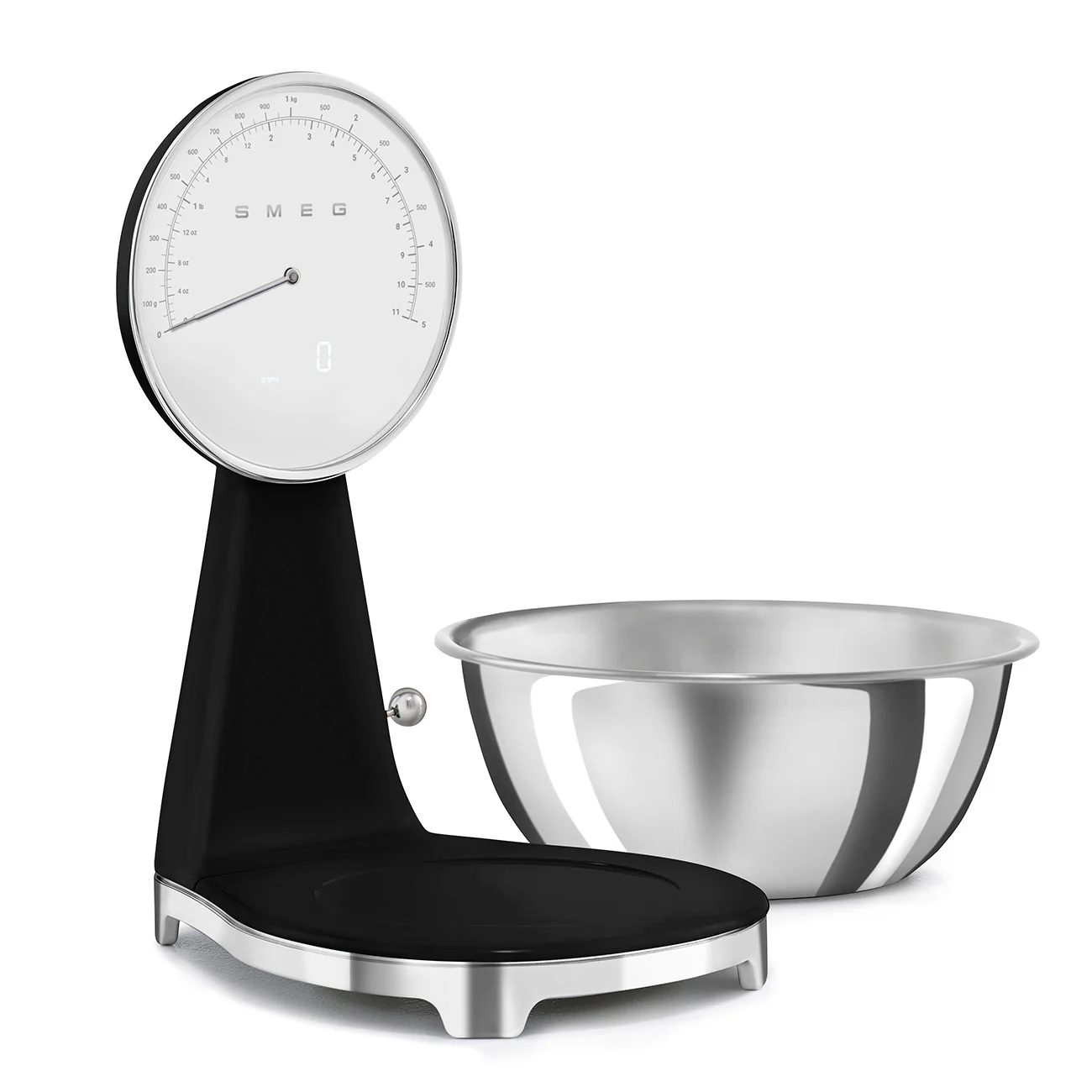 SMEG Digital & Analog Kitchen Scale (Black) - Image 4