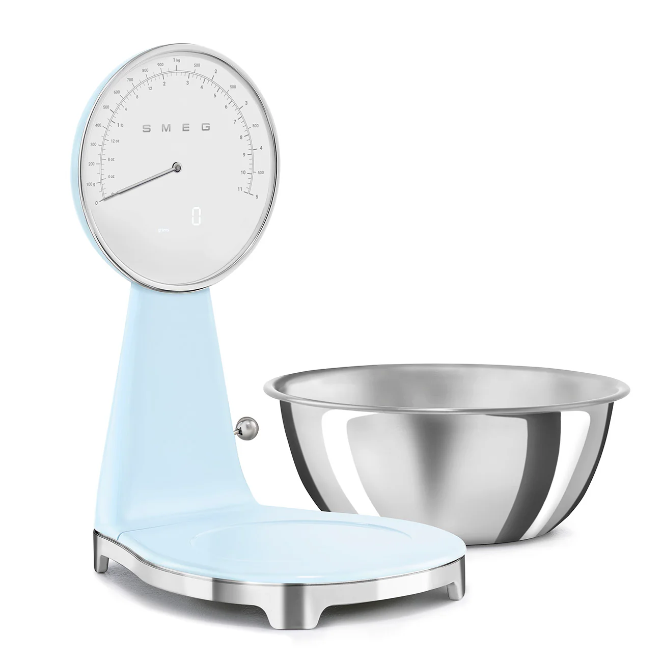 SMEG Digital & Analog Kitchen Scale (Pastel Blue) - Image 4