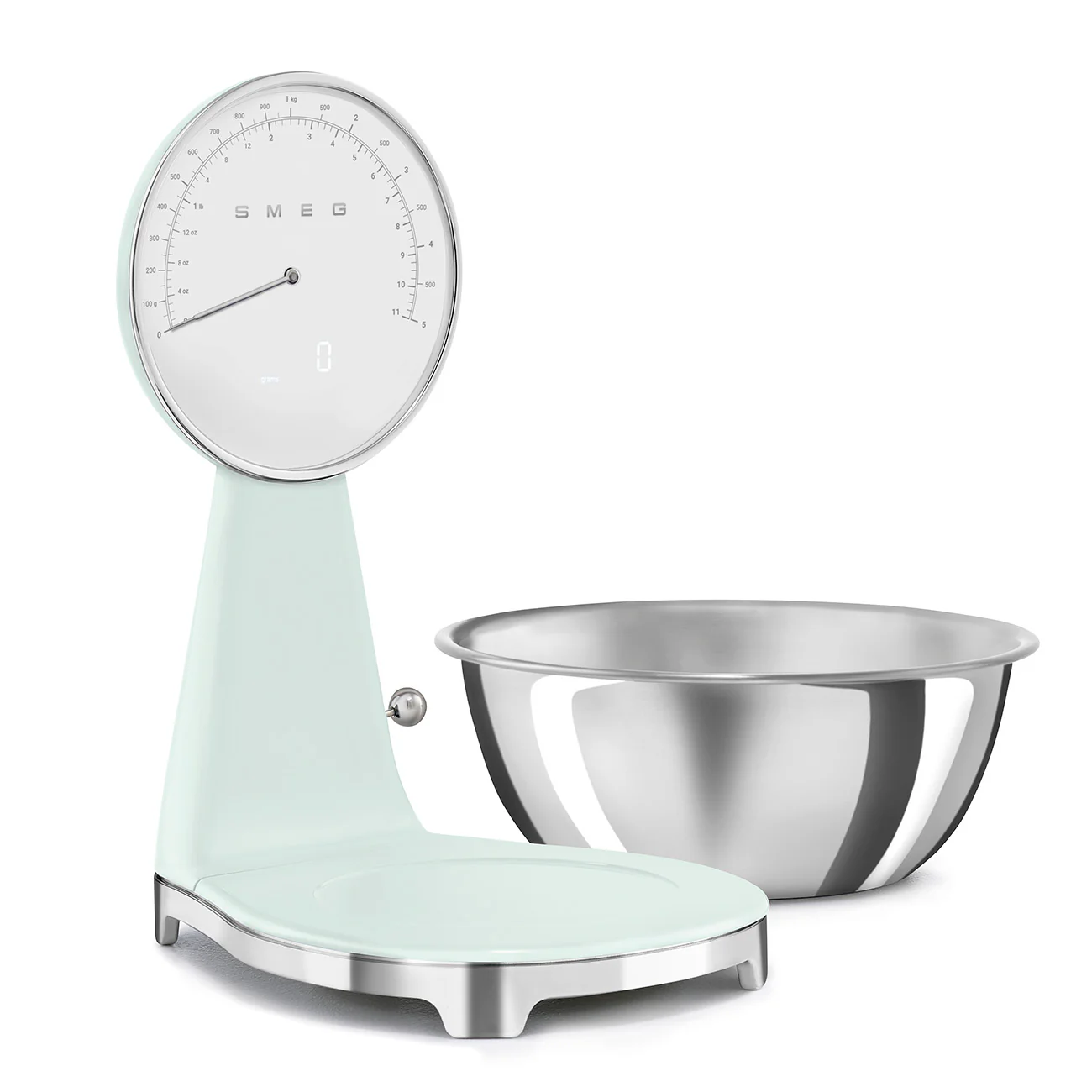 SMEG Digital & Analog Kitchen Scale (Pastel Green) - Image 4