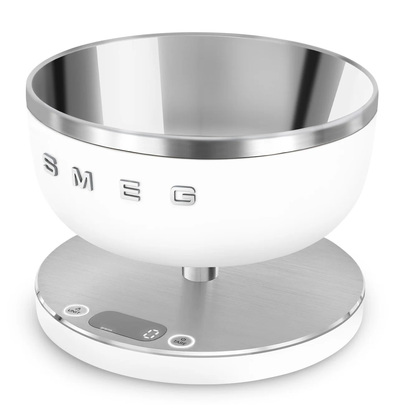 SMEG Digital Kitchen Scale (Matte White) - Image 3
