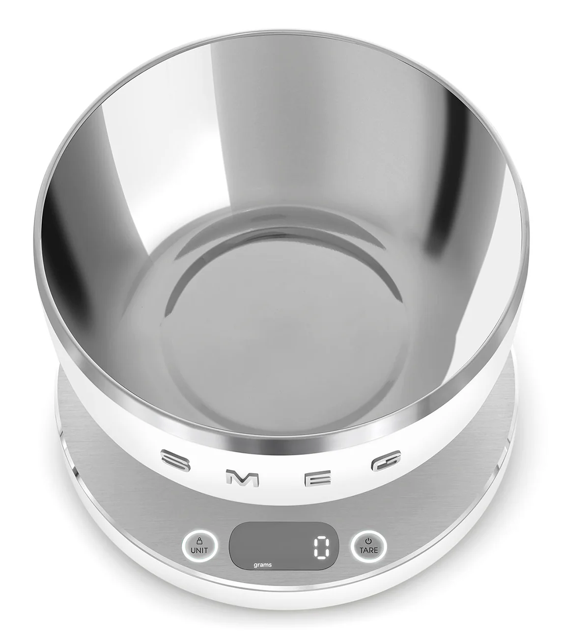 SMEG Digital Kitchen Scale (Matte White) - Image 7