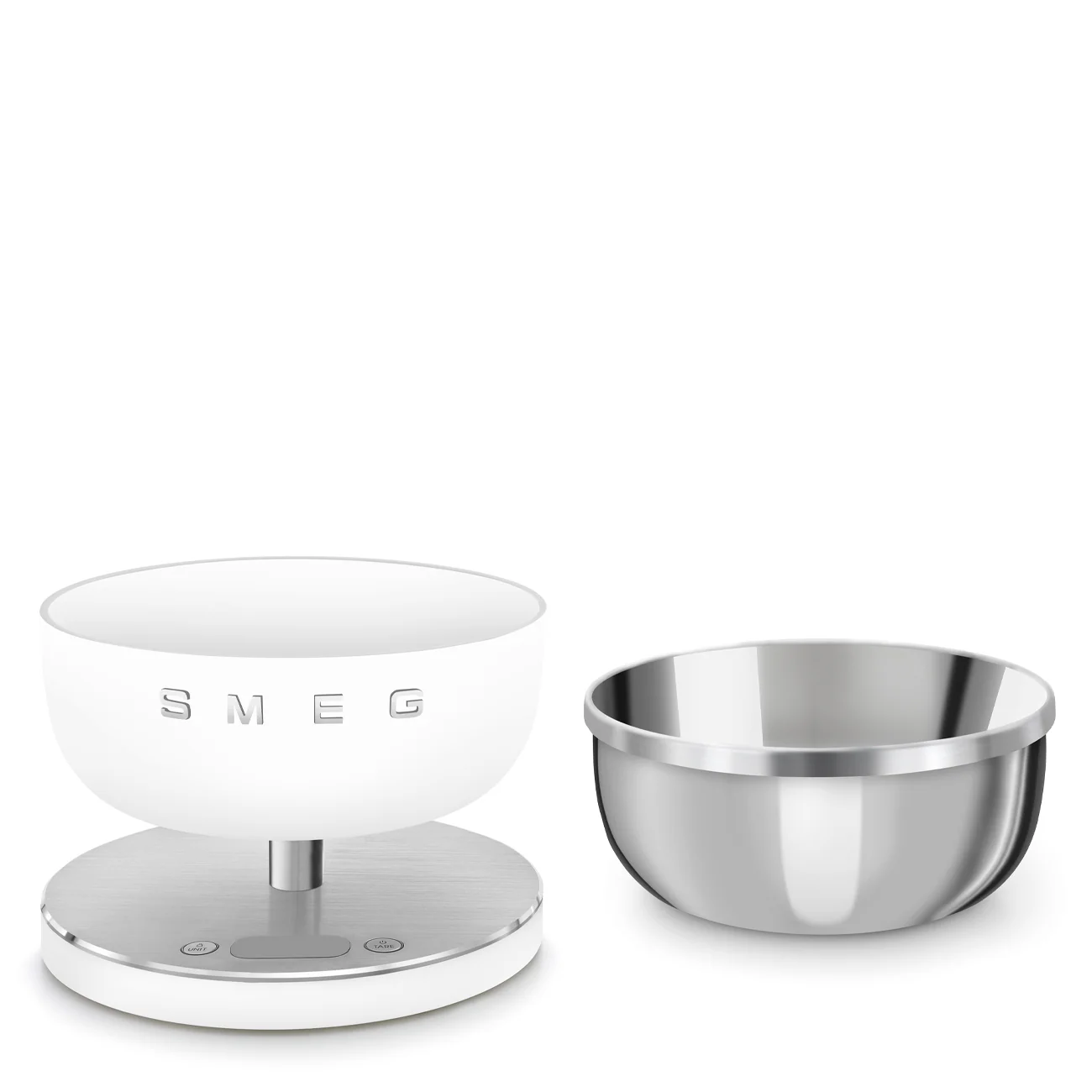 SMEG Digital Kitchen Scale (Matte White) - Image 9