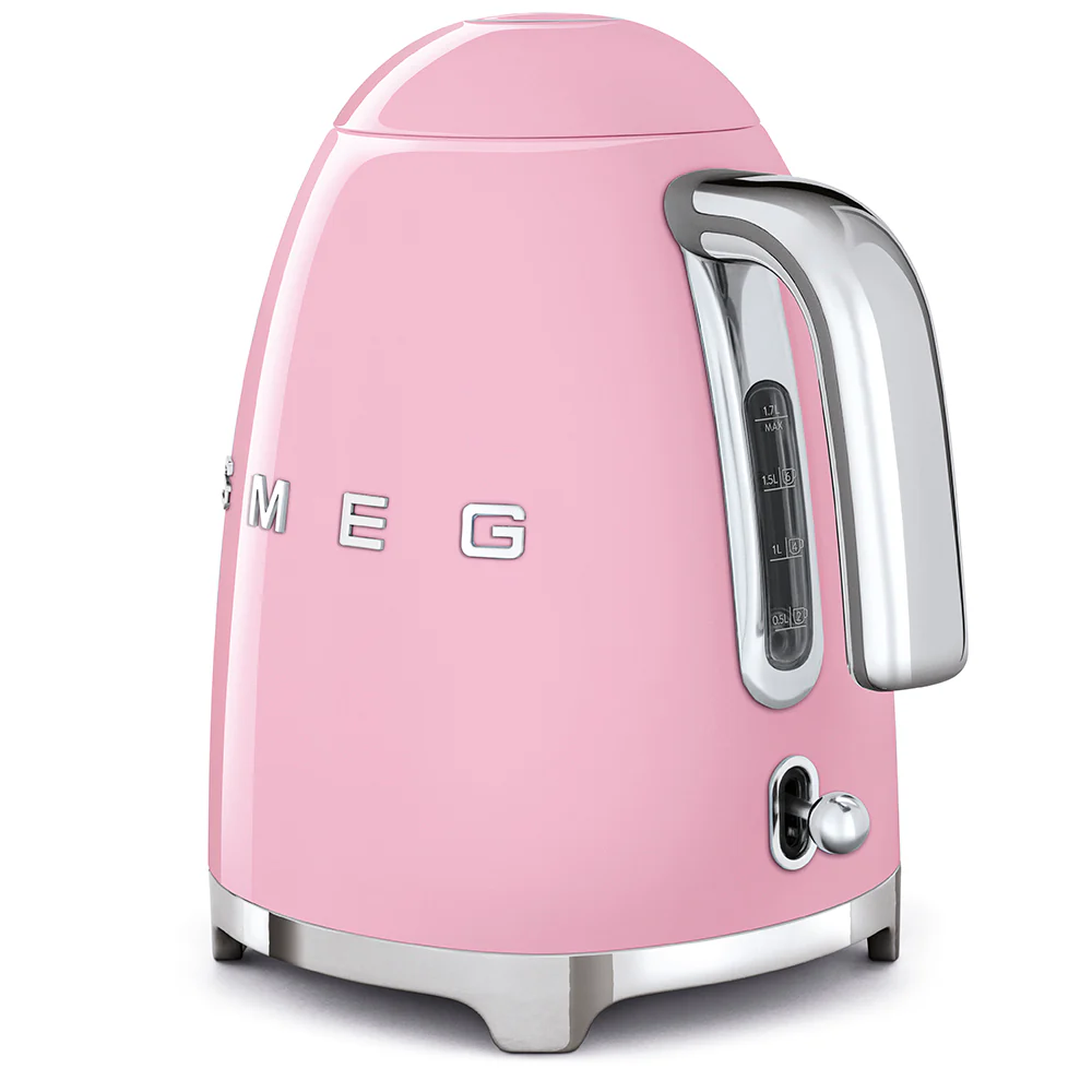 SMEG Electric Kettle 1.7L Fixed Temperature (Pink) - Image 2