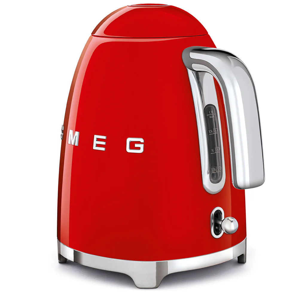 SMEG Electric Kettle 1.7L Fixed Temperature (Red) - Image 3