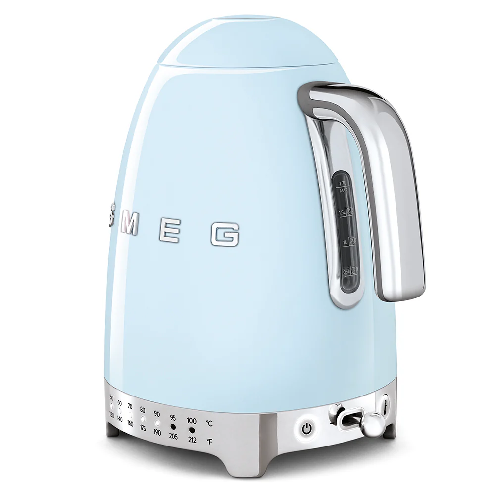 SMEG Electric Kettle 1.7L Variable Temperature (Pastel Blue) - Image 3